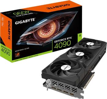 Videókártya GIGABYTE GeForce RTX 4090 WINDFORCE V2 24G