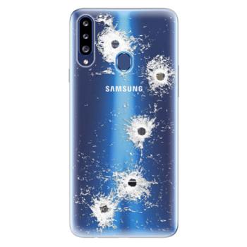 Odolné silikonové pouzdro iSaprio - Gunshots - Samsung Galaxy A20s