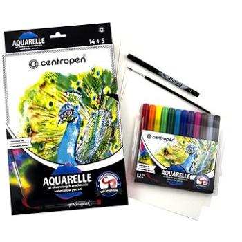 Centropen popisovač Aquarelle set 9383/14 (313460)