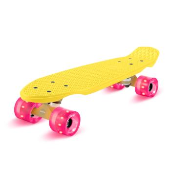 Fun pro Mini Cruiser, skateboard, trickboard, PP board, 100 kg, LED kolečka, PU tvrdost 88A