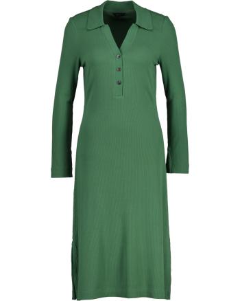 ŠATY GANT D2. RIB POLO DRESS JADE GREEN