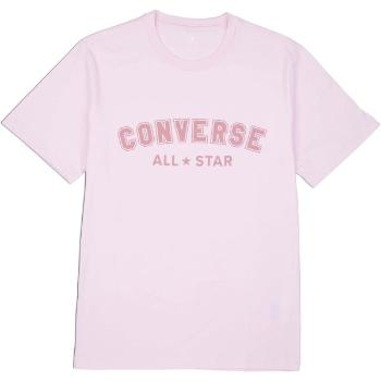 Converse CLASSIC FIT ALL STAR SINGLE SCREEN PRINT TEE Dámské tričko, růžová, velikost