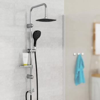 Eisl Sprchový set bez baterie SHOWER DREAM, chrom/černá DXLD60088CS DXLD60088CS