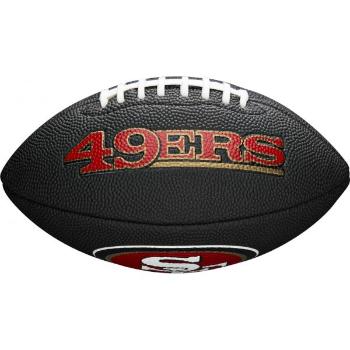 Wilson MINI NFL TEAM SOFT TOUCH FB BL SF Mini míč na americký fotbal, černá, velikost