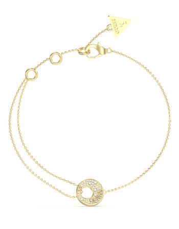 Guess Dámský pozlacený náramek Blooming Summer JUBB05224JWYG 18,5 cm