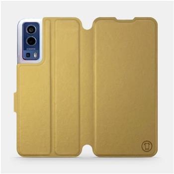 Mobiwear flip pouzdro pro Vivo Y52 5G / Y72 5G - Gold&Gray (5903516823932)