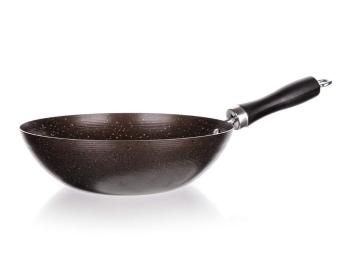 Wok BANQUET GRANITE Brown WOK serpenyő tapadásmentes felülettel 25 cm