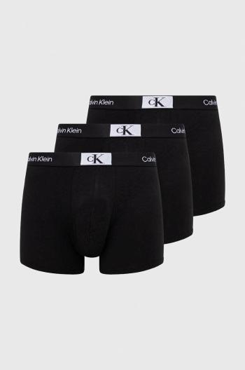 Boxerky Calvin Klein Underwear 3-pack pánské, černá barva, 000NB3529A