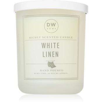 DW Home Signature White Linen vonná svíčka 434 g