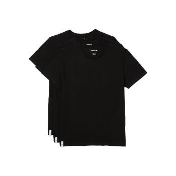 Lacoste  Lounge 3 Pack Plain Stretch Cotton T-Shirts Black  Tričká a polokošele Čierna