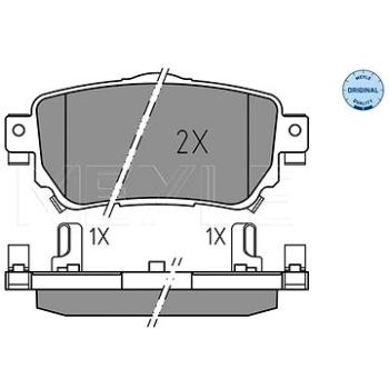 MEYLE Brzdové destičky (0252596515)