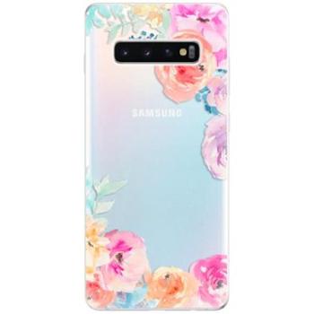 iSaprio Flower Brush pro Samsung Galaxy S10+ (flobru-TPU-gS10p)