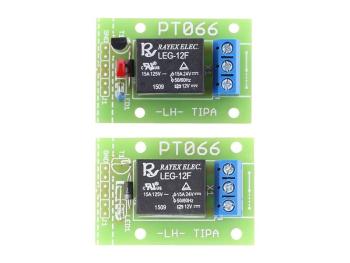 Stavebnice TIPA PT066A Relé deska se spínacím tranzistorem a LED
