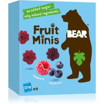 BEAR Fruit Minis Jahoda & Jablko sušené ovoce 5x20 g