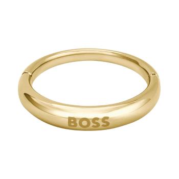 Hugo Boss Minimalistický pozlacený prsten pro ženy 1580620 52 mm