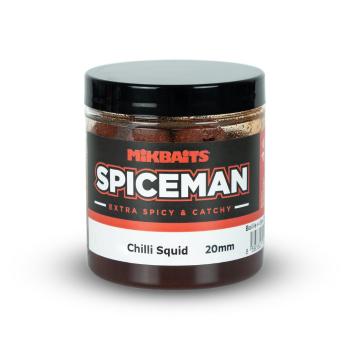 Mikbaits Boilie v dipu Spiceman 250ml - Chilli Squid 20mm