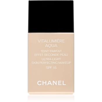 Chanel Vitalumière Aqua ultra lehký make-up pro zářivý vzhled pleti odstín 70 Beige  30 ml