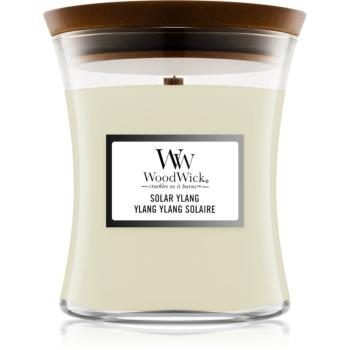 Woodwick Solar Ylang vonná svíčka s dřevěným knotem 275 g