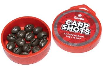 Garda bročky carp shots camou brown - 15 ks 1,6 g