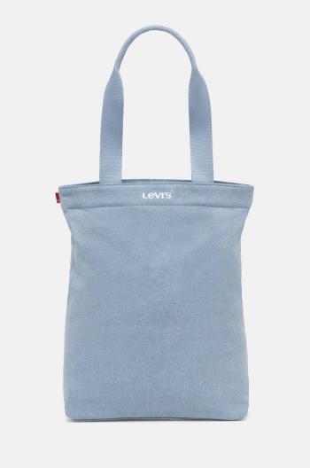 Bavlněná kabelka Levi's modrá barva, D7546-0018