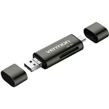 Vention USB 3.0 Multi-function Card Reader Gray Metal Type (CCHH0)