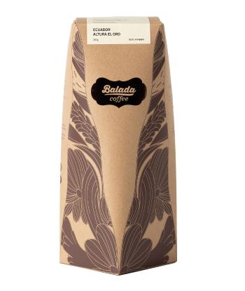 Balada Coffee Ecuador 100% Arabica zrnková káva 250 g