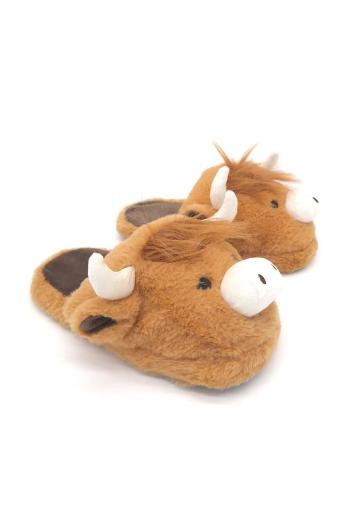 Pantofle Aroma Home Highland Cow Sleepers