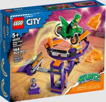 LEGO City 60359 Kaskadérská výzva s rampou a obručí