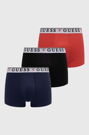 Boxerky Guess BRIAN 3-pack pánské, tmavomodrá barva, U97G01 KCD31