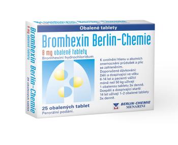 Bromhexin bc 8 Berlin-Chemie 25 tablet