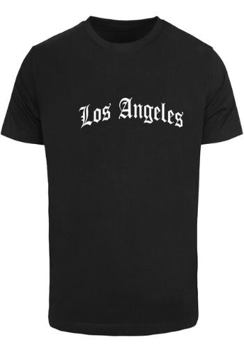 Mr. Tee Los Angeles Wording Tee black - XS