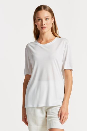 TRIČKO GANT REL DRAPED SS T-SHIRT WHITE