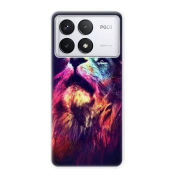 Odolné silikonové pouzdro iSaprio - Lion in Colors - Poco F6 Pro