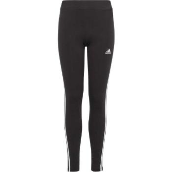 adidas G ESSENTIALS 3-STRIPES COTTON LEGGINGS Dívčí legíny, černá, velikost