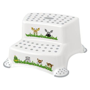 Scăunel  petru copii Banquet 4kids Jungle 2 trepte, 40 x 37 x 21 cm