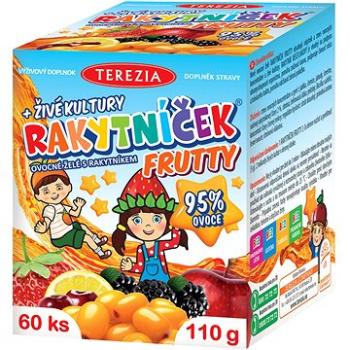 RAKYTNÍČEK FRUTTY ovocné želé + živé kultury 60 ks (8594006898843)