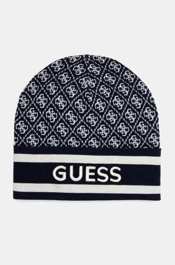 Čepice Guess SEVYN tmavomodrá barva, W4BZ21 Z3JD2