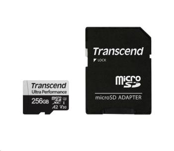 TRANSCEND MicroSDXC karta 256GB 340S, UHS-I U3 A2 Ultra Performace 160/125 MB/s