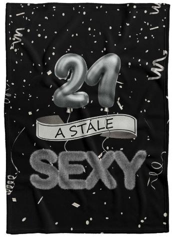 Deka Stále sexy – Černá (věk: 21, Podšití beránkem: NE)