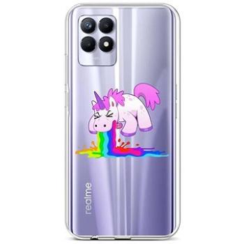 TopQ Kryt Realme 8i silikon Rainbow Splash 69803 (Sun-69803)