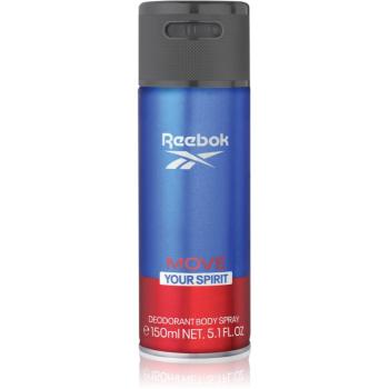 Reebok Move Your Spirit energizující tělový sprej pro muže 150 ml