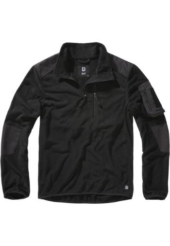 Brandit Fleece Troyer Ripstop black - 5XL