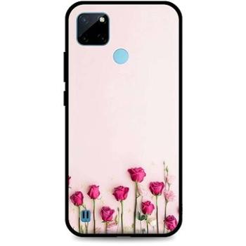 TopQ Kryt Realme C21Y silikon Roses 69706 (Sun-69706)