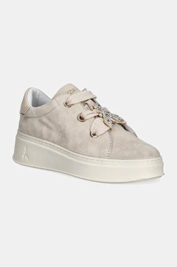 Dětské sneakers boty Patrizia Pepe béžová barva, PPJ855