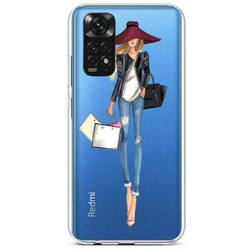 TopQ Kryt Xiaomi Redmi Note 11 silikon Lady 2 71921 (Sun-71921)