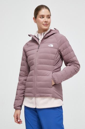 Péřová sportovní bunda The North Face Belleview růžová barva