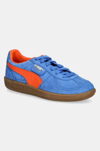 Semišové sneakers boty Puma Palermo Cobalt Glaze modrá barva, 396463