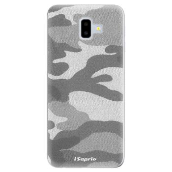 Odolné silikonové pouzdro iSaprio - Gray Camuflage 02 - Samsung Galaxy J6+