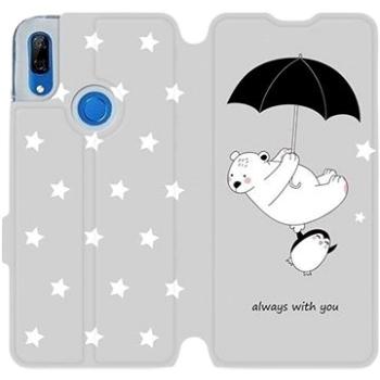 Flipové pouzdro na mobil Huawei P Smart Z - MH08P Méďa a tučňák - always with you (5903226940905)