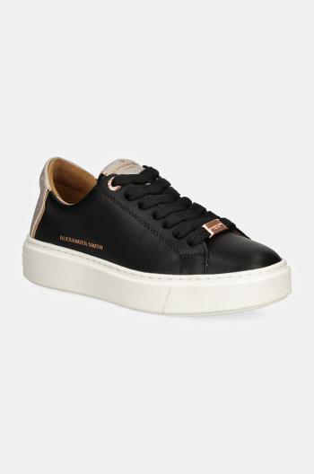 Kožené sneakers boty Alexander Smith London černá barva, ALBALDW8290BCP